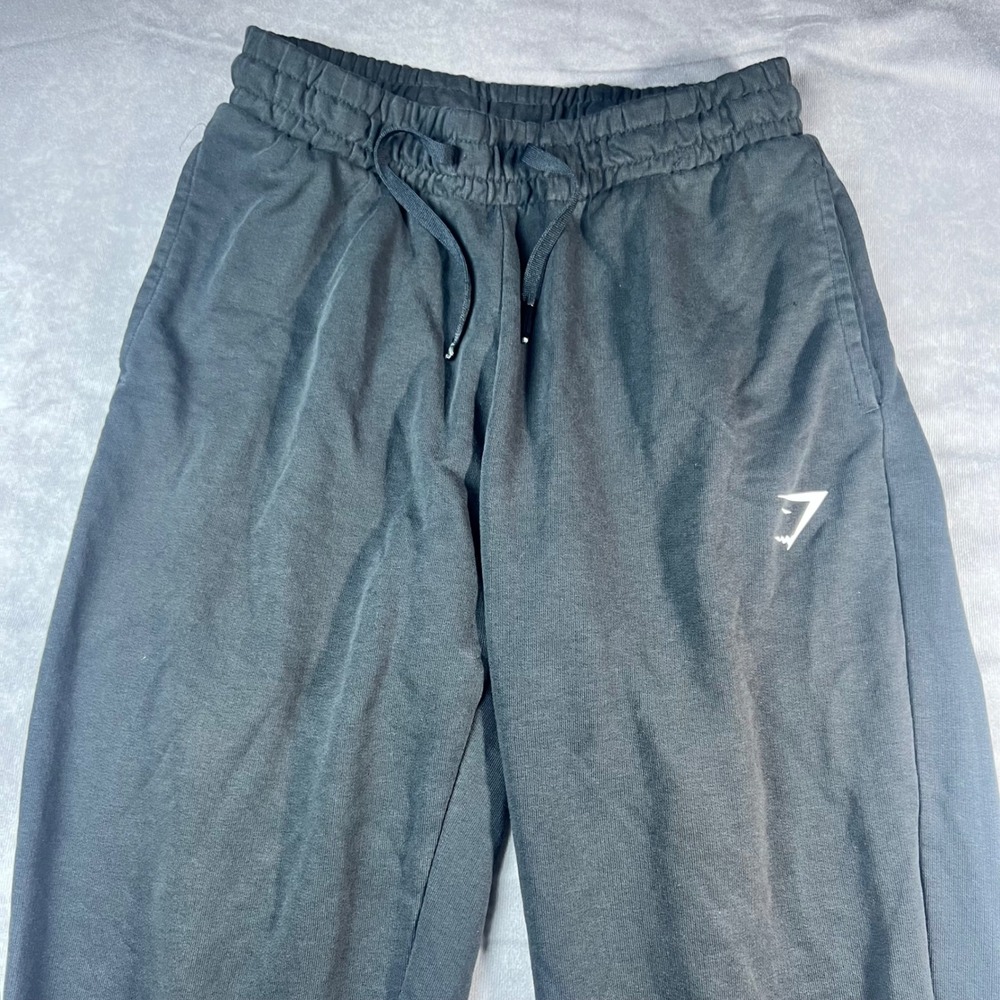 Gymshark Joggers Women Small Dark Gray Tapered Elastic Waist Athletic Pants